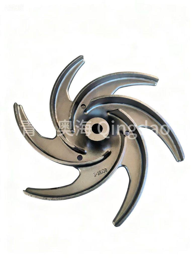 Stainless steel investment casting impeller for pumps, rust-proof, precision cast, durable