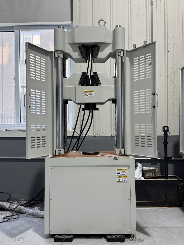 Universal tensile testing machine for investment casting mechanical property verification at Aohai Precision