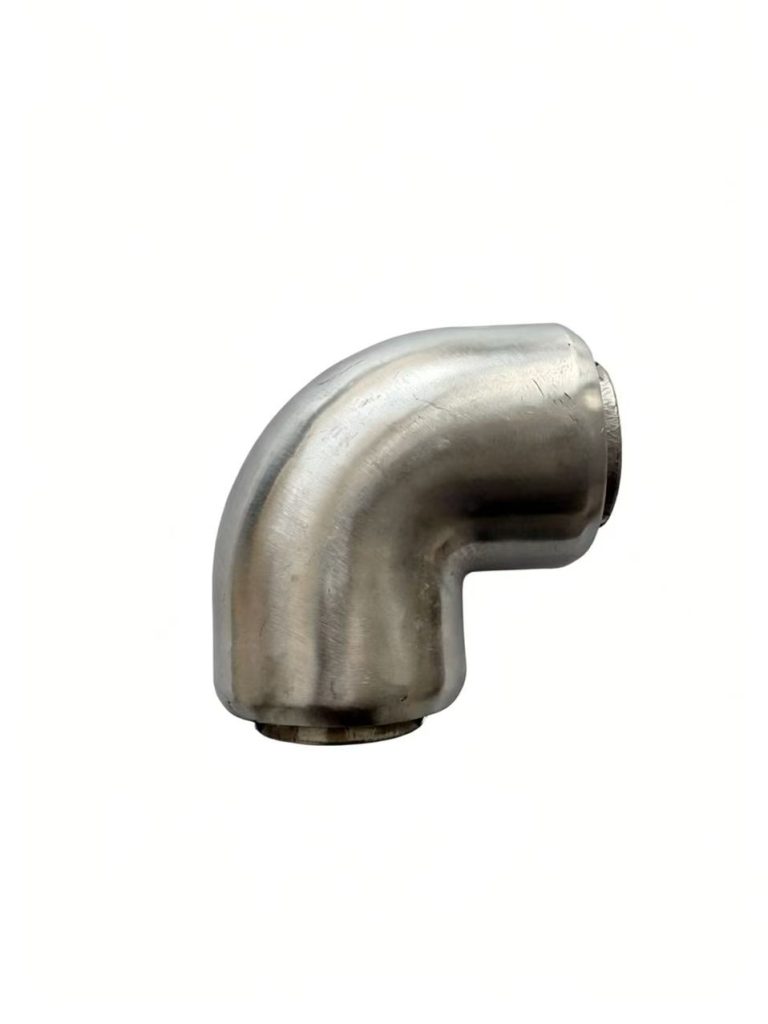 Stainless steel investment casting elbow pipe fitting for oil and gas industry, precision cast, rust-proof, durable