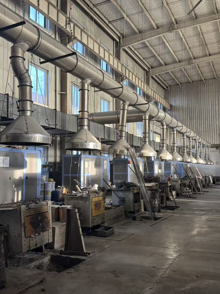 multiple melting furnaces for high capacity investment casting production